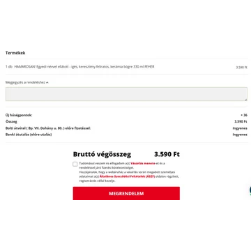 RENDELÉSRE KÉSZÜL! - Egyedi névvel ellátott + Bibliai megerősítések - igés, keresztény feliratos, kerámia bögre 330 ml FEHÉR ( FÉRFI verzió )