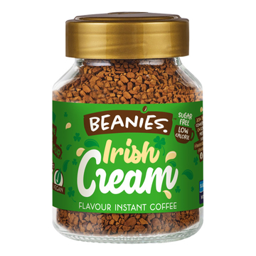 Beanies Ír krémlikőr ízű instant kávé 50 g - cukormentes, gluténmentes, tejmentes, 25 adag