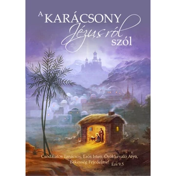 A karácsony Jézusról szól - Csodálatos Tanácsos, Erős, Erős Isten - karácsonyi, boríték nélküli képeslap