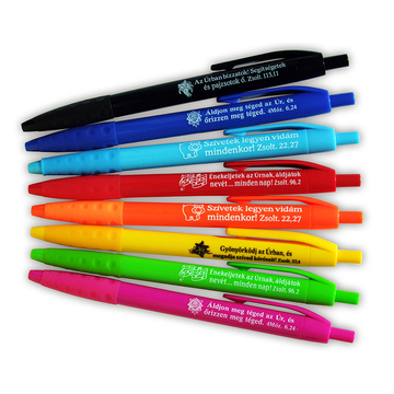 Igés, golyós toll ( kék tintával ) - vegyes színekben ( véletlenszerűen küldjük )