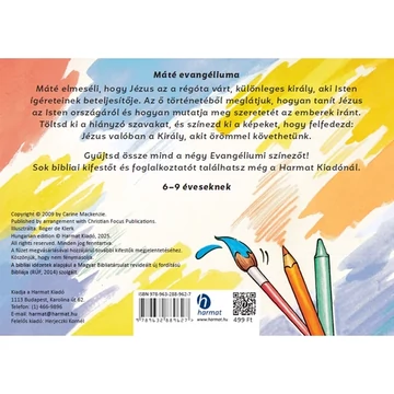 Jézus nyomában - Evangéliumi színező – Máté