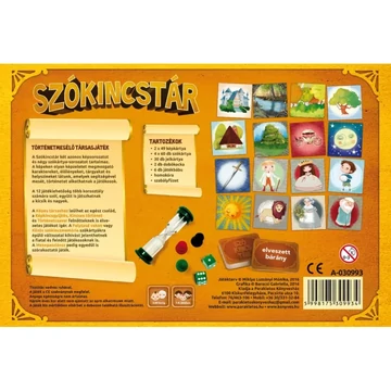 Szókincstár - történetmesélő társasjáték ( 5-99 éves korig )