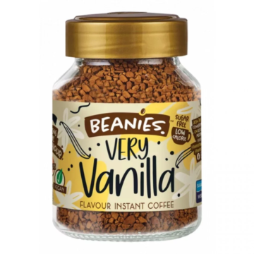 Beanies Vanília ízű instant kávé 50 g - cukormentes, gluténmentes, tejmentes - 25 adag