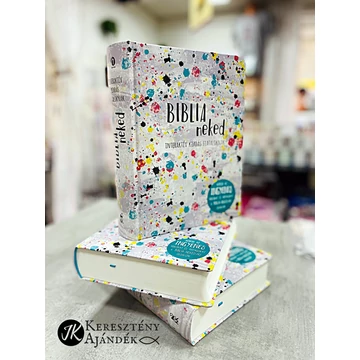 Biblia neked - Interaktív kiadás fiataloknak  RÚF - fiatalok közreműködésével jött létre, és rengeteg izgalmas dolgot tartalmaz