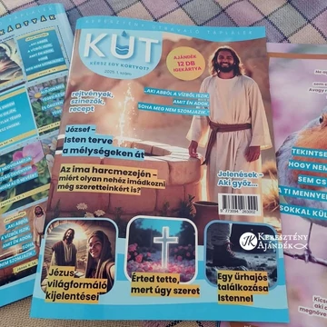 KÚT Magazin - Kérsz egy kortyot? keresztény útravaló táplálék 2025. 1. szám ( 60 oldalas nyomtatott magazin )