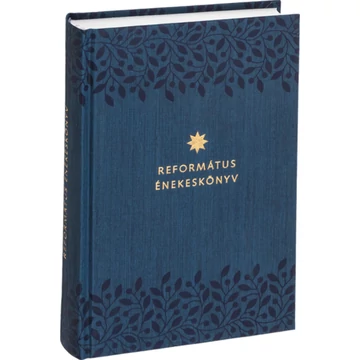 Református énekeskönyv, NAGY méret (sötétkék, mintás)