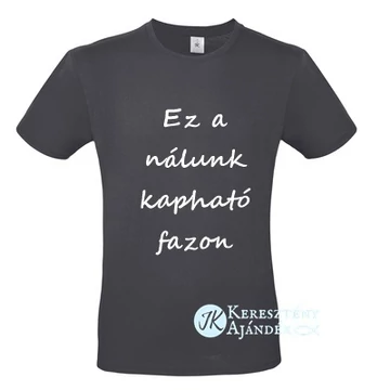 Mustármagnyi hit - keresztény feliratos FÉRFI PÓLÓ unisex fazonban, NAGY MÉRETEK - 3XL (GRAFITSZÜRKE)