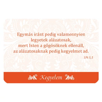 Kegyelmes - 54 darabos kártyacsomag, Isten megbocsátó szeretetéről és megváltó kegyelméről