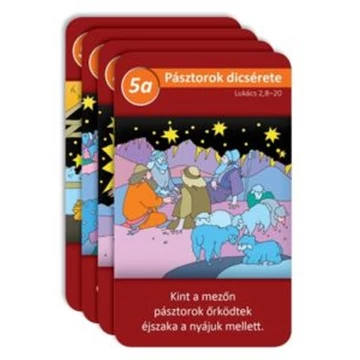 Jászolba született gyermek - kártyajáték, karácsonyi kvartett, 7 éves kortól