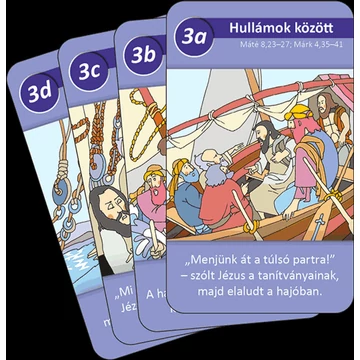 Jézus barátai - Bibliai kvartett, kártya játék, 7 éves kortól