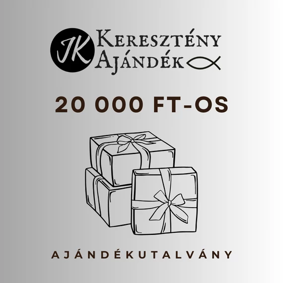 Ajándékutalvány 20 000 ft értékben .