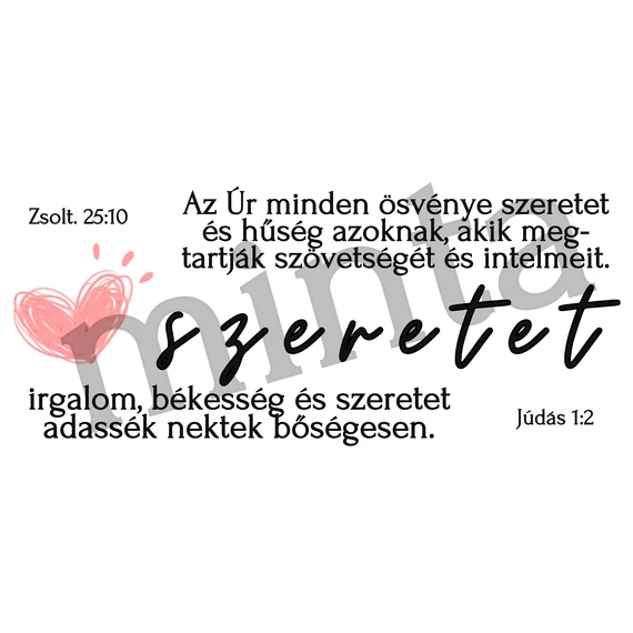 Az Úr minden ösvénye szeretet és hűség - igés, keresztény feliratos, kerámia bögre 330 ml SZÍNVÁLTÓS Piros - Fehér - akár Valentin napra is ;)