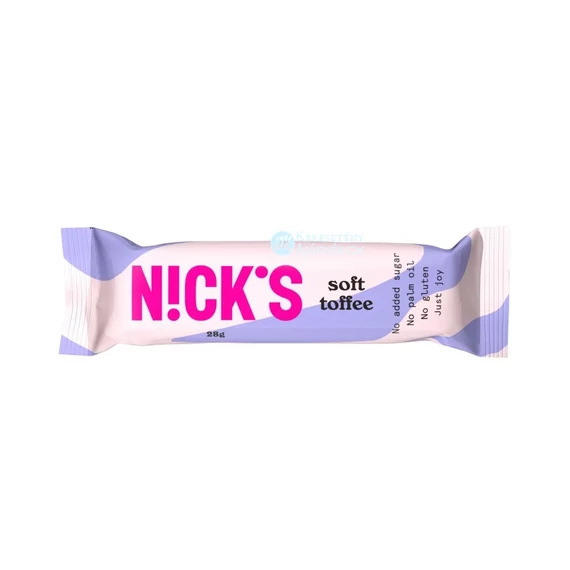 Nick's tejkaramellás szelet (70%) karamell töltelékkel (édesítőszerekkel) - glutén - és cukormentes 28g