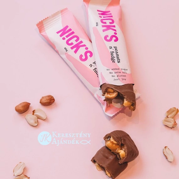 Nick's mogyorós-karamellás szelet cukor- és gluténmentes 40g