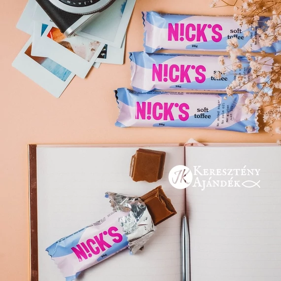Nick's tejkaramellás szelet (70%) karamell töltelékkel (édesítőszerekkel) - glutén - és cukormentes 28g