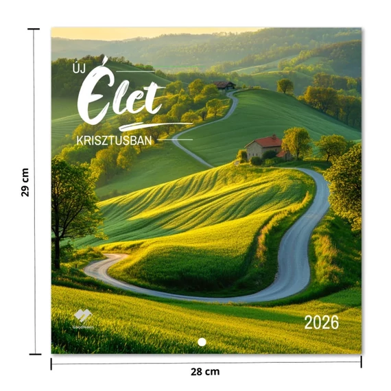 2026 Falinaptár - Új élet Krisztusban (nagy)