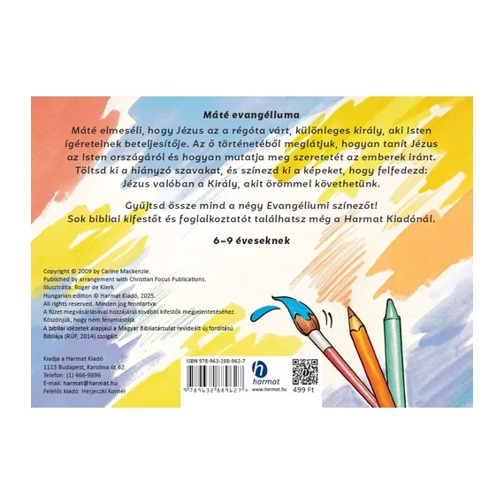 Jézus nyomában - Evangéliumi színező – Máté