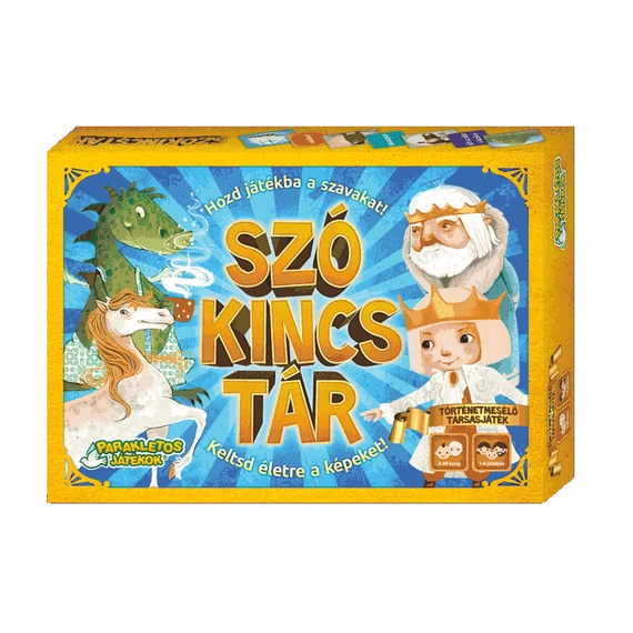 Szókincstár - történetmesélő társasjáték ( 5-99 éves korig )