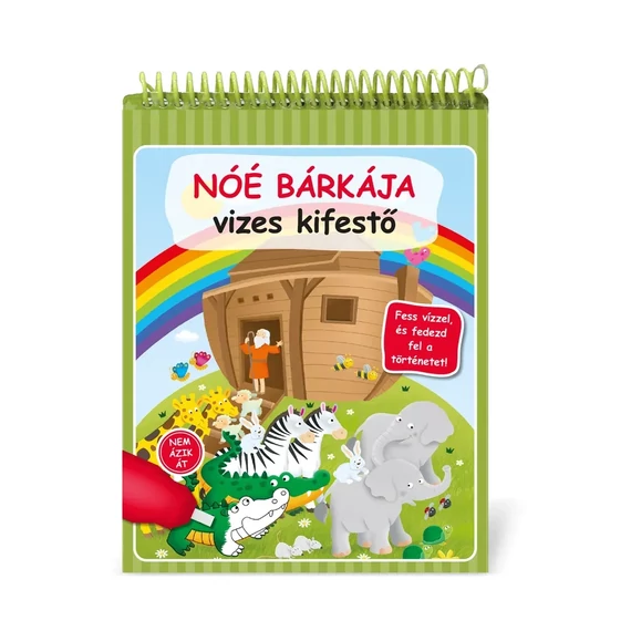 Noé bárkája - vizes kifestő ( Vízzel újratölthető tollal egy csomagban! )