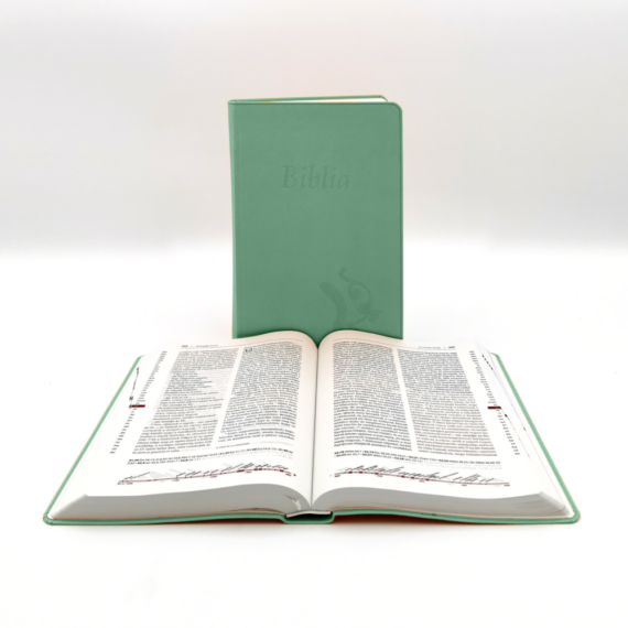 Nagyméretű, varrott, Károli Biblia 2.0 (Olíva zöld)