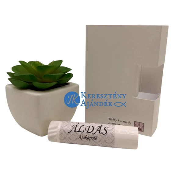 Áldás - ÁLDÁS - hidratáló ajakápoló - keresztény feliratos, kézműves termék, 6 ml