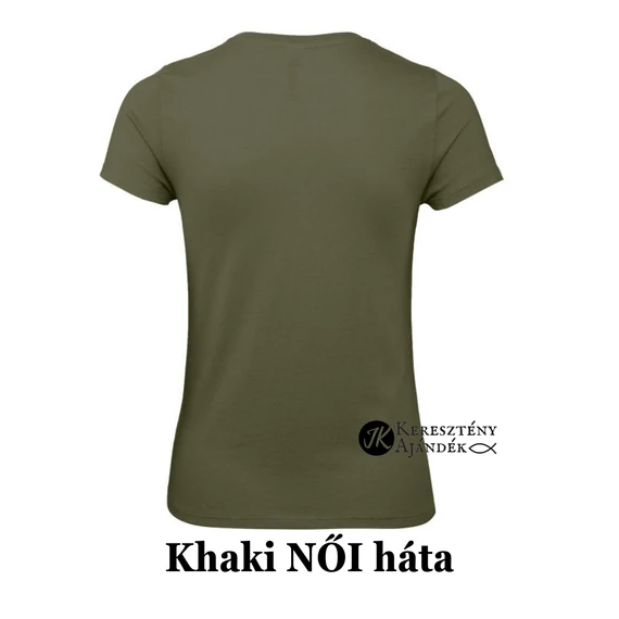 KHAKI Női ÜRES póló - egyedi póló rendeléshez, válassz hozzá MINTÁT is! ( többféle színben / méretben ) 2XL méret