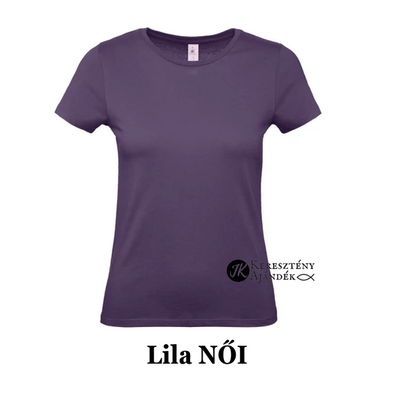 LILA Női ÜRES póló - egyedi póló rendeléshez, válassz hozzá MINTÁT is! ( többféle színben / méretben ) 2XL méret
