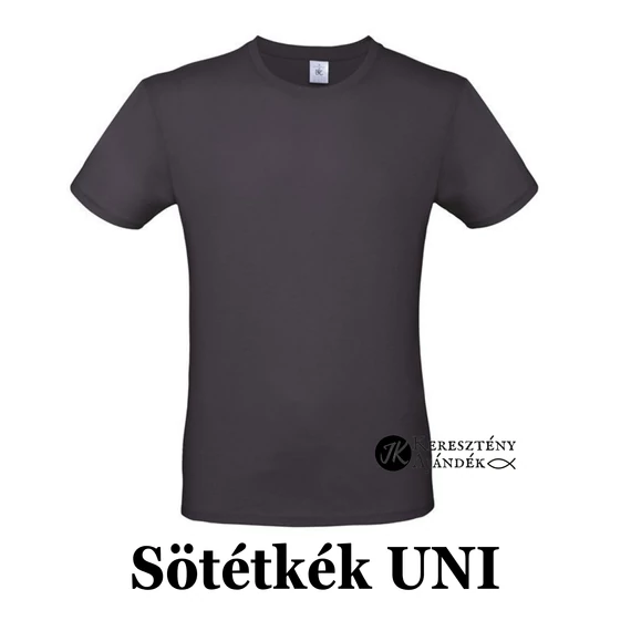 SÖTÉTKÉK Unisex ÜRES póló - egyedi póló rendeléshez, válassz hozzá MINTÁT is! ( többféle színben / méretben ) 2XL méret
