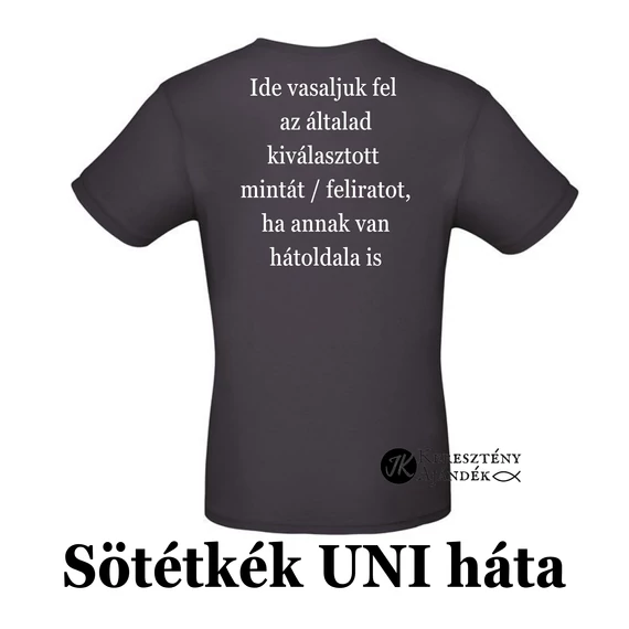 SÖTÉTKÉK Unisex ÜRES póló - egyedi póló rendeléshez, válassz hozzá MINTÁT is! ( többféle színben / méretben ) 2XL méret