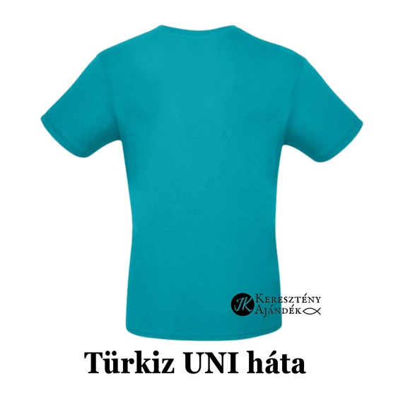 TÜRKIZ Unisex ÜRES póló - egyedi póló rendeléshez, válassz hozzá MINTÁT is! ( többféle színben / méretben ) 2XL méret