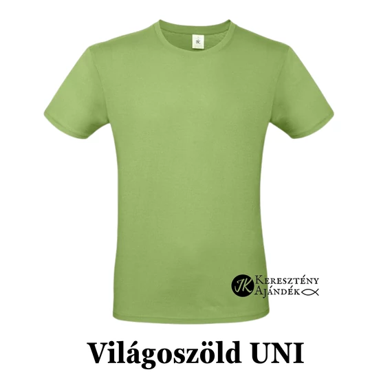VILÁGOSZÖLD Unisex ÜRES póló - egyedi póló rendeléshez, válassz hozzá MINTÁT is! ( többféle színben / méretben ) 2XL méret