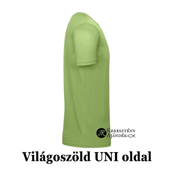 VILÁGOSZÖLD Unisex ÜRES póló - egyedi póló rendeléshez, válassz hozzá MINTÁT is! ( többféle színben / méretben ) 2XL méret