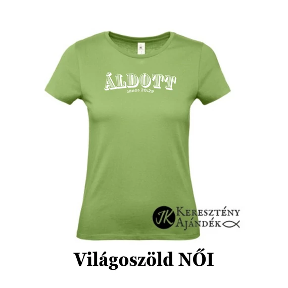 Áldott János 20:29 - egyedi póló rendelésre - keresztény MINTA + válassz hozzá PÓLÓ MÉRETET is! ( többféle színben ) 