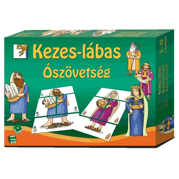 Kezes-lábas Ószövetség - bibliai társasjáték óvodás kortól, 5-10 éveseknek