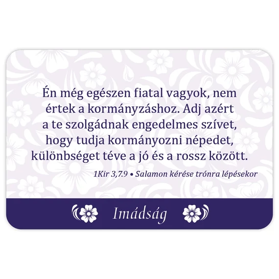 Hozzád kiáltok, Uram! - 54 hálaadás, dicséret, könyörgés, bűnvallás, fohász kártyacsomag