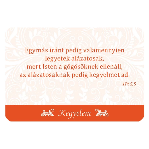 Kegyelmes - 54 darabos kártyacsomag, Isten megbocsátó szeretetéről és megváltó kegyelméről