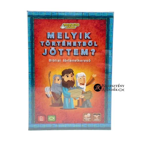 Melyik történetből jöttem? - Bibliai történetkereső, történetépítő társasjáték 8 éves kortól