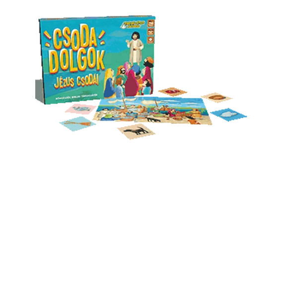Csodadolgok – Jézus csodái - böngészős bibliai társasjáték, 4 éves kortól