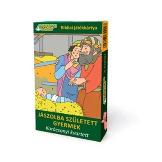 Jászolba született gyermek - kártyajáték, karácsonyi kvartett, 7 éves kortól