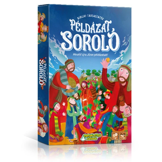 Példázat soroló - társasjáték, keresztény, igés, családi, történetmesélő és memóriafejlesztő társasjáték, 7-99 éves korig
