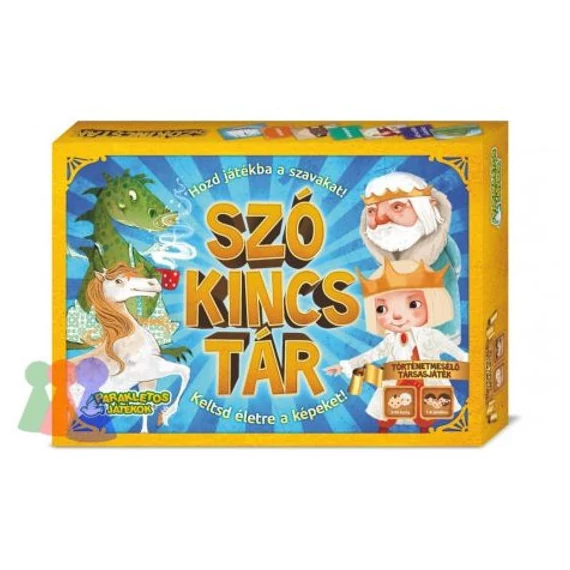 Szókincstár történetmesélő társasjáték ( 5-99 éves korig )