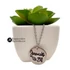 Jeremiás 29:11 - gravírozott, keresztény feliratos, nemesacél, medálos női nyaklánc, lánchosszabbítóval EZÜST színű ( 20mm )