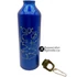 Living Water ( Élő Víz ) - gravírozott, igés, keresztény feliratos, fém, SPORTKULACS, palack 750 ml KIRÁLYKÉK