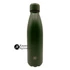 HŐTARTÓS - Mindenre van erőm Krisztus által - gravírozott, igés, keresztény feliratos, fém, duplafalú palack 500 ml ZÖLD