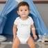 Isten gyermeke vagyok - keresztény feliratos body, rövid ujjú, unisex fazon, FEHÉR színben ( akár keresztelőre is ) 6 - 12 hónapos méret + videós bemutató