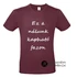 Chosen - not forsaken - igés, mintás, keresztény feliratos, kereknyakú férfi póló, BURGUNDY BORDÓ S - 2XL méretben ( S )