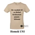HOMOK Unisex ÜRES póló - egyedi póló rendeléshez, válassz hozzá MINTÁT is! ( többféle színben / méretben ) XL méret