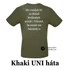 KHAKI Unisex ÜRES póló - egyedi póló rendeléshez, válassz hozzá MINTÁT is! ( többféle színben / méretben ) M méret