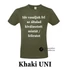KHAKI Unisex ÜRES póló - egyedi póló rendeléshez, válassz hozzá MINTÁT is! ( többféle színben / méretben ) M méret
