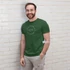 Jézus Krisztus az út, igazság és élet - igés, mintás, keresztény feliratos, kereknyakú férfi / unisex póló, PALACKZÖLD S - 2XL ( S )